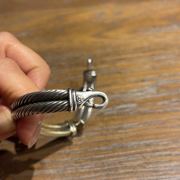 David Yurman Gold/Sterling Silver Bracelet - Picture 2 of 8